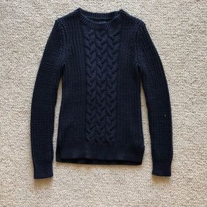 Nautical Cable Knit Sweater, small